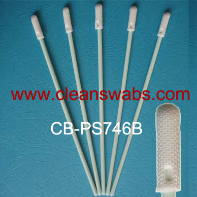 CB-PS746B Middle Handle Reticulate Polyester Swabs